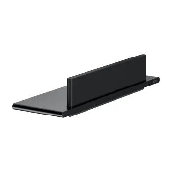 Полочка для душа Keuco Aveno 14659370000 с стеклоочистителем, черный матовый