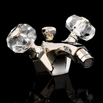 Смеситель для биде Devon&Devon Excelsior Gemstone на 1 отв. донный клапан блестящий никель EXC-GM110NK