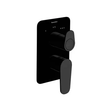 Смеситель для душа Ramonsoler Alexia встраиваемый на 3 выхода чёрный 361503SNM