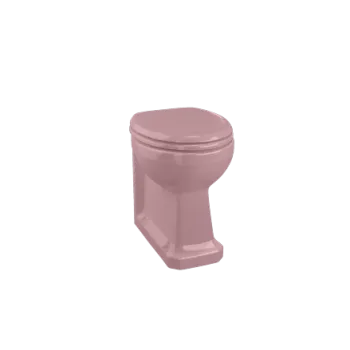 Напольный унитаз Burlington Bespoke/colours P14 PINK розовый
