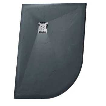 Душевой поддон асимметричный RGW Stone Tray ST/AR-G Графит 900x1200 мм 16154129-02R