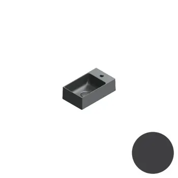 Раковина 40×23 Catalano Premium с 1 отверстием Nero satinato 0220411022