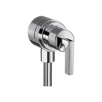 Axor Citterio, Шланговое подсоединение Fixfit Stop, с рычаговой рукояткой, цвет: хром 39882000