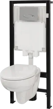 Исталляция с унитазом Jacob Delafon Brive E21733RU-00 белый