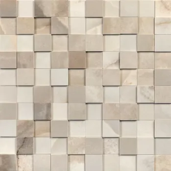 Мозаика Rex Ceramiche Reves De Rex Noisette Mosaico 3D Mix 3x3 30х30 770248
