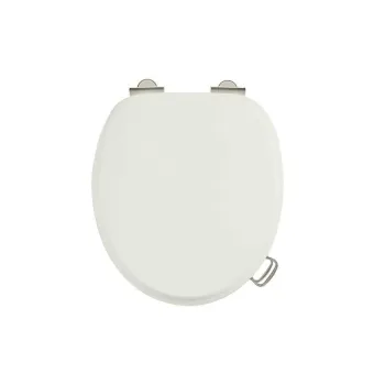 Сиденье для унитаза Burlington Arcade ARCS43 NKL бежевый/никель