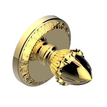 Крючок одинарный THG Malmaison Metal U93-F01-517 полированное золото