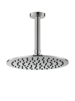 Потолочный верхний душ  (кронштейн 15см) Benesque Lumiere 22010502 никель брашированный