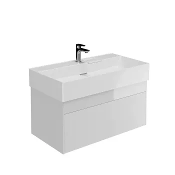 Тумба LOGICA подвесная Kerama Marazzi 2 ящика 90 см белоснежный LOG.90.2\WHT