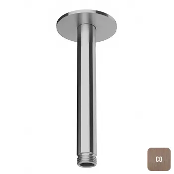 Держатель верхнего душа потолочный Almar 15 с круглым отражателем, copper brushed pvd E021107.CO