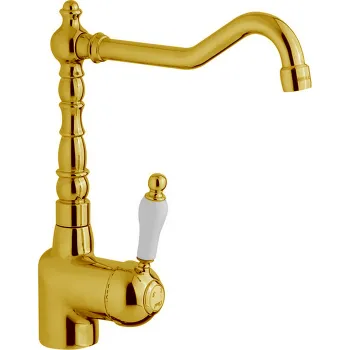 Смеситель для кухни Cisal Arcana Empress на 1 отверстие, золото EM00253024