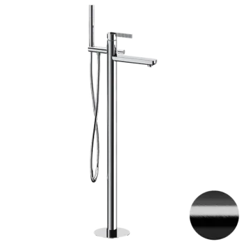 Смеситель для ванны Daniel Club ANC678FZ черный брашированный хром