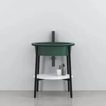 Раковина встраиваемая Cielo I Catini Catino Oval CALAOF MU 70 см зеленый