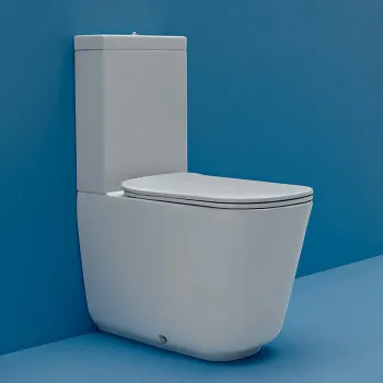 Бачок для унитаза моноблока Kerasan Tribeca без механизма слива, белый матовый 378130