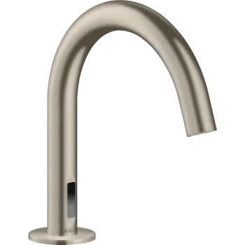 Смеситель для раковины Axor Uno 38010820 электронный, с предустановкой температуры, никель