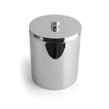 Ведро мусорное с крышкой Bertocci Officina 01 200xh250, хром 12775250000