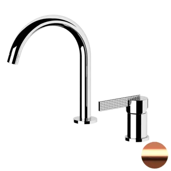 Смеситель для раковины Daniel Club ANC655RP медь брашированная