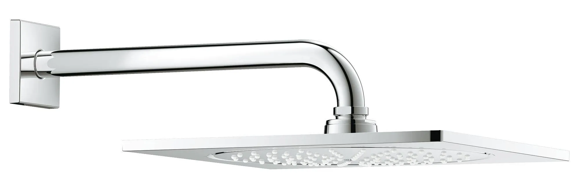 Верхний душ с кронштейном GROHE Rainshower F-series, 254х254 мм, хром 26060000