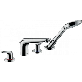 Смеситель на край ванны hansgrohe Novus 71333000 на 4 отверстия
