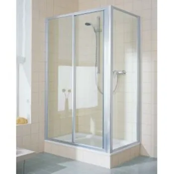 Душевой угол Kermi Ibiza 2000 IBIZA 2000 ST2+TWO 1200x800x1850 мат. серебро+ стекло Arena-C, I2 ST2 120181NK+TWO 080181NK
