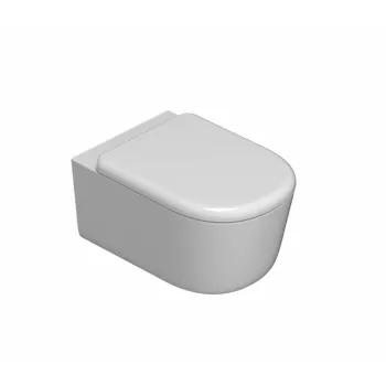 Унитаз подвесной Globo Lalita Унитаз подвесной безободковый 54 см с системой смыва CLEANSTORM® крепление в LTS02BI