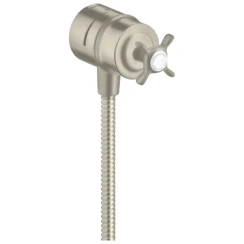 Axor Montreux, Fixfit Stop шланговое подсоединение, цвет: никель шлифованный 16882820