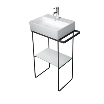 Duravit DuraSquare Рукомойник 450 мм, без перелива, с площадкой, с 1 отв. под смеситель, на столешницу,с креплением,Цвет белый