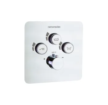 Смеситель для душа Ramonsoler RS-Smart встраиваемый термостатический на 3 выхода с внутренней частью 85T301S