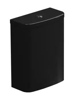 бачок для напольного унитаза с механизмом смыва GSG Ceramic Design Like LKCIMBL002 + ACS82 черный глянцевый