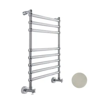 Полотенцесушитель водяной Margaroli Sole 464TS4708SN 76X52.5 никель