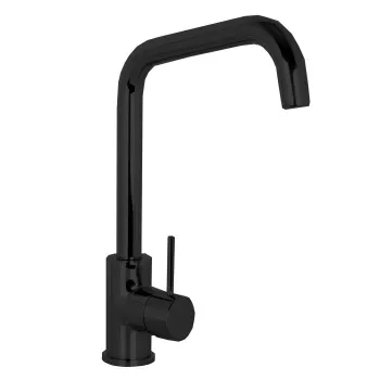 Смеситель для кухни Fima Carlo Frattini Kitchen на 1 отверстие, чёрный матовый F3067/1RNS.ES