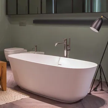 Ванна из искусственного камня Antonio Lupi Baia 185x90 BAIA bianco