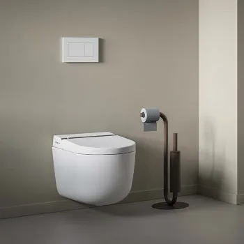 Унитаз-биде подвесной Artceram Hype KHYV001 01 00 saniglaze, soft-close, с пультом управления, белый