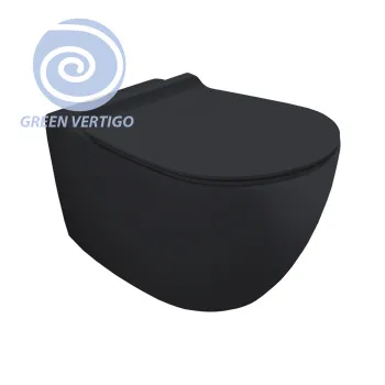 Унитаз подвесной Simas Vignoni VI18VERT antracite matt черный