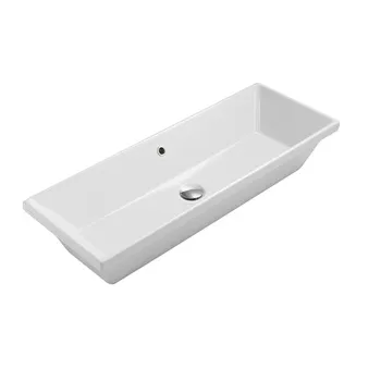 Раковина Globo Stockholm 90x34х17 см, без отв., белый FO090.BI*0