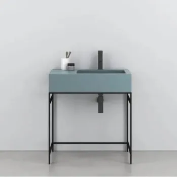 Раковина накладная Cielo I Narcisi NALAMSX PL 76 см левая голубой