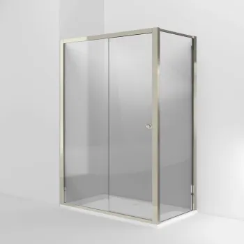 Боковая стенка для душевого ограждения Burlington Arcade ARC52 никель