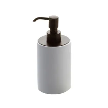 Дозатор настольный из композита Bertocci Trecento, белый матовый/brass bronze 12548488200