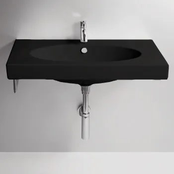 Раковина подвесная Simas Spazio LFT44nero*1 80 см черный