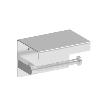 Держатель туалетной бумаги NEMO  с полкой BRUSH NICKEL NM-C01055BN