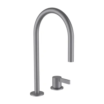 Смеситель для раковины Kartell By Laufen 3.1133.2.090.220.1 сталь