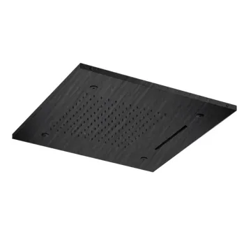 Встраиваемый верхний душ Almar 48,9х48,9, 3 типа струи, черный металл брашированный pvd E044140.AB