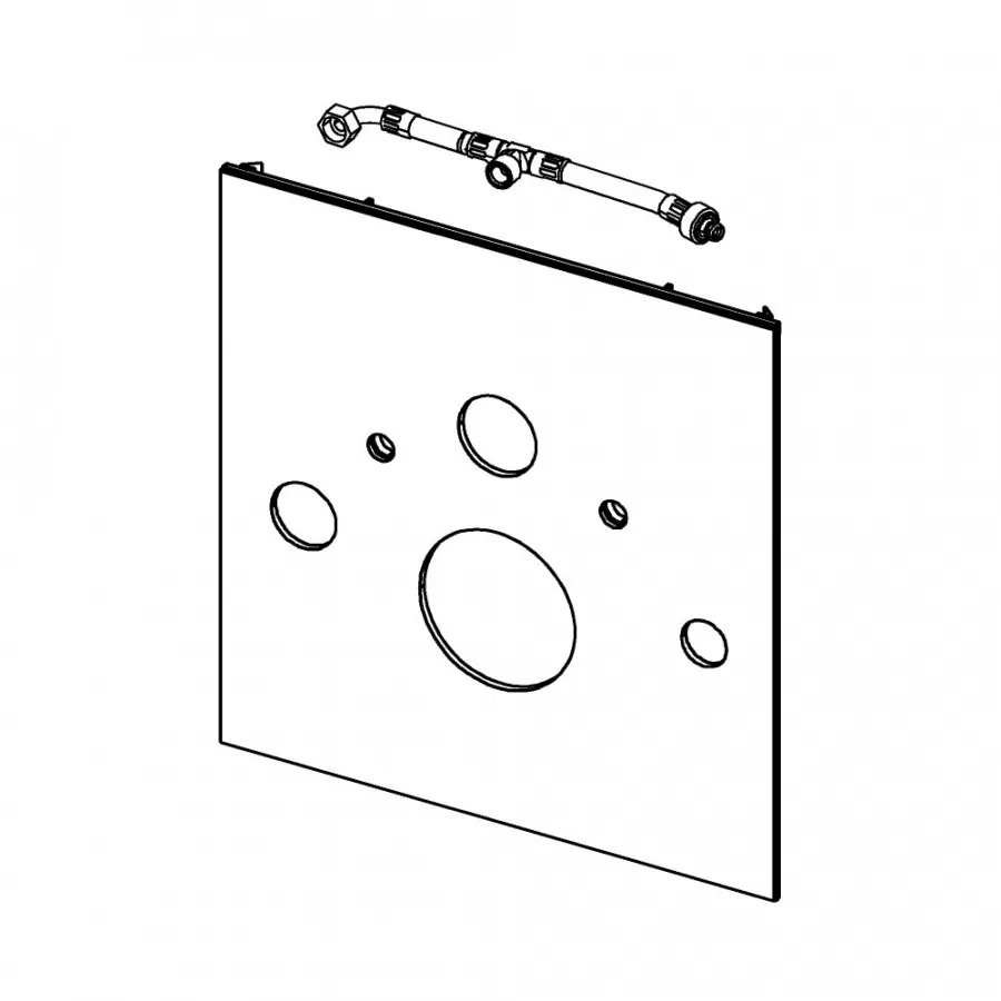 Панель смыва Tece Tecelux 9650101 белый