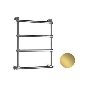 Полотенцесушитель электрический Margaroli Sole 5124704BGB 64x52 правый золото