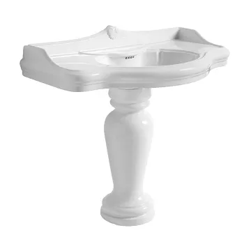 Раковина со спинкой Azzurra Jubilaeum 112x62см с 3 отв под смеситель, белый JULP1106200TBI (JUB200/110T bi)*3