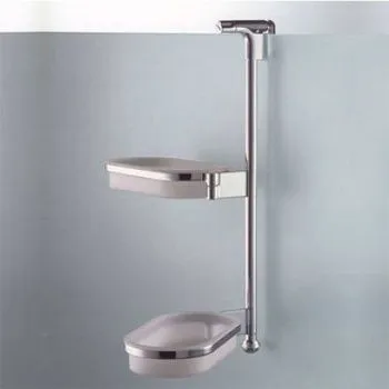 Штанга Colombo Isole с 2 полочками хром B9710.CR-BI