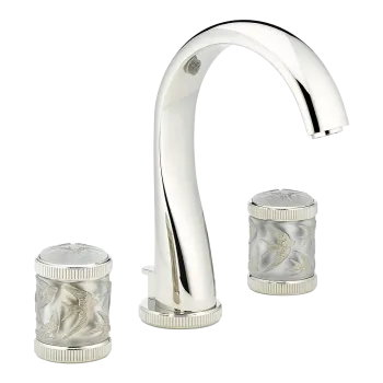 Смеситель для раковины THG Hirondelles Platinum Stamped A4K-B01-151 polished nickel