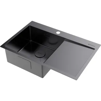 Мойка кухонная Omoikiri Akisame 78 L вороненая сталь 4973099