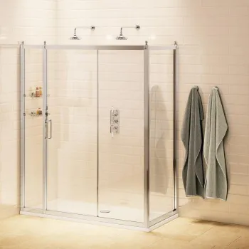 Боковая стенка для душевого ограждения Burlington C14 хром