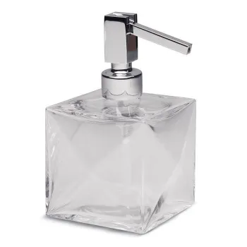 Дозатор настольный Bertocci Grimilde, прозрачный хрусталь/хром 11990480000